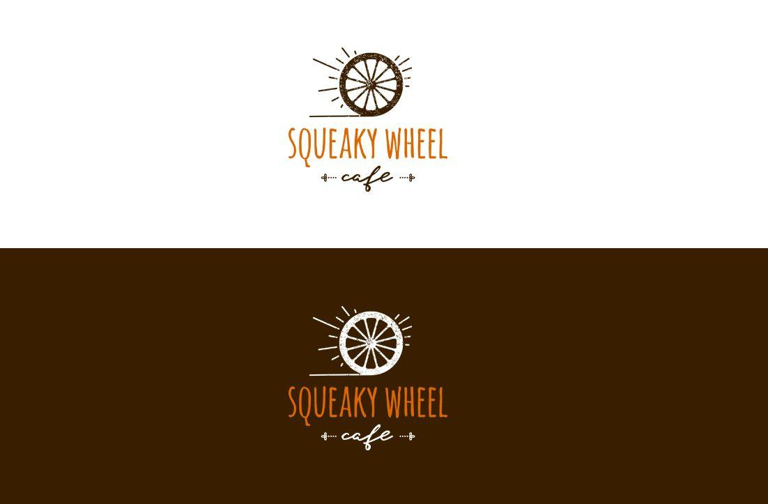 Squeaky Logo - Elegant, Playful Logo Design for Squeaky wheel cafe by GLDesigns ...