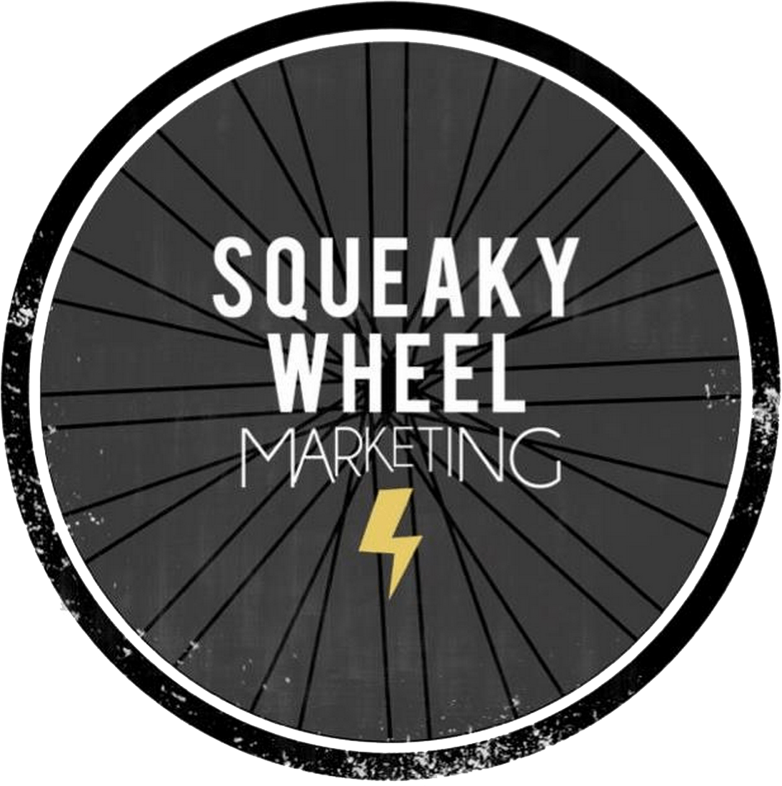 Squeaky Logo - Squeaky Wheel Marketing—Transparent Logo