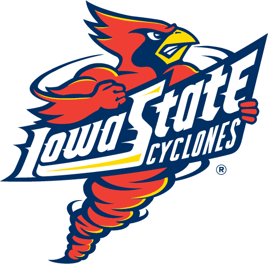 ISU Logo - Iowa State Cyclones (1995-2007 logo) - Cy the cardinal mascot ...
