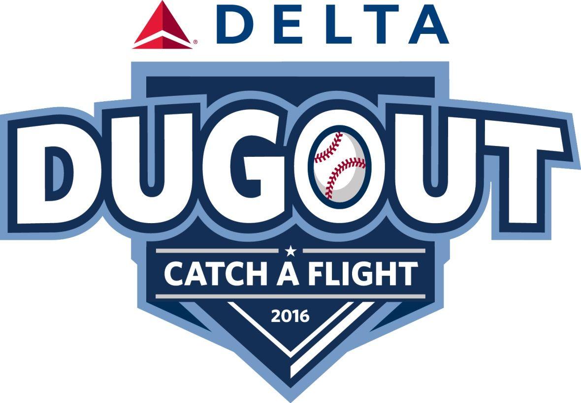 Dugout Logo - Delta Dugout' celebrates airline's baseball sponsorships, rewards