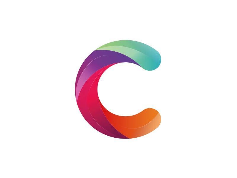 Gradient Logo - C Gradient logo