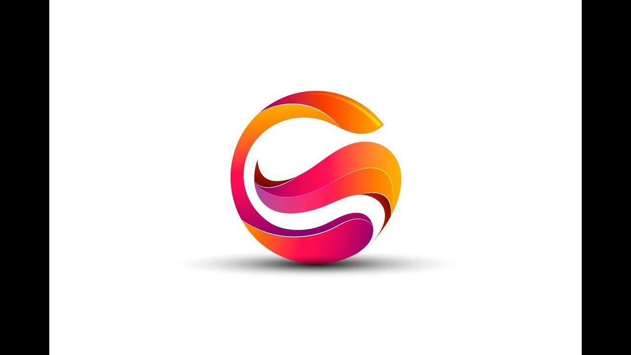 Gradient Logo - Illustrator Tutorial | 3D Logo Design Gradient - YouTube