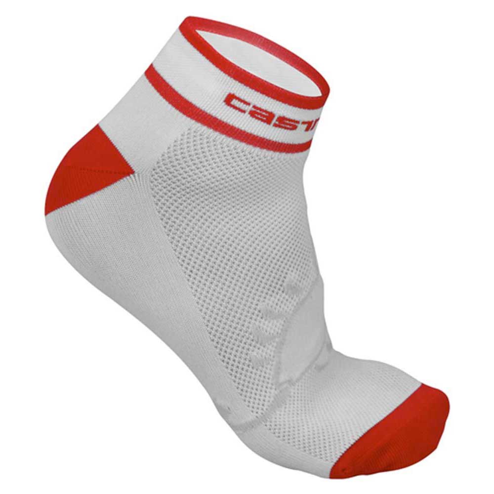 Castelli Logo - Castelli Logo 3 Sock Red buy and offers on Bikeinn