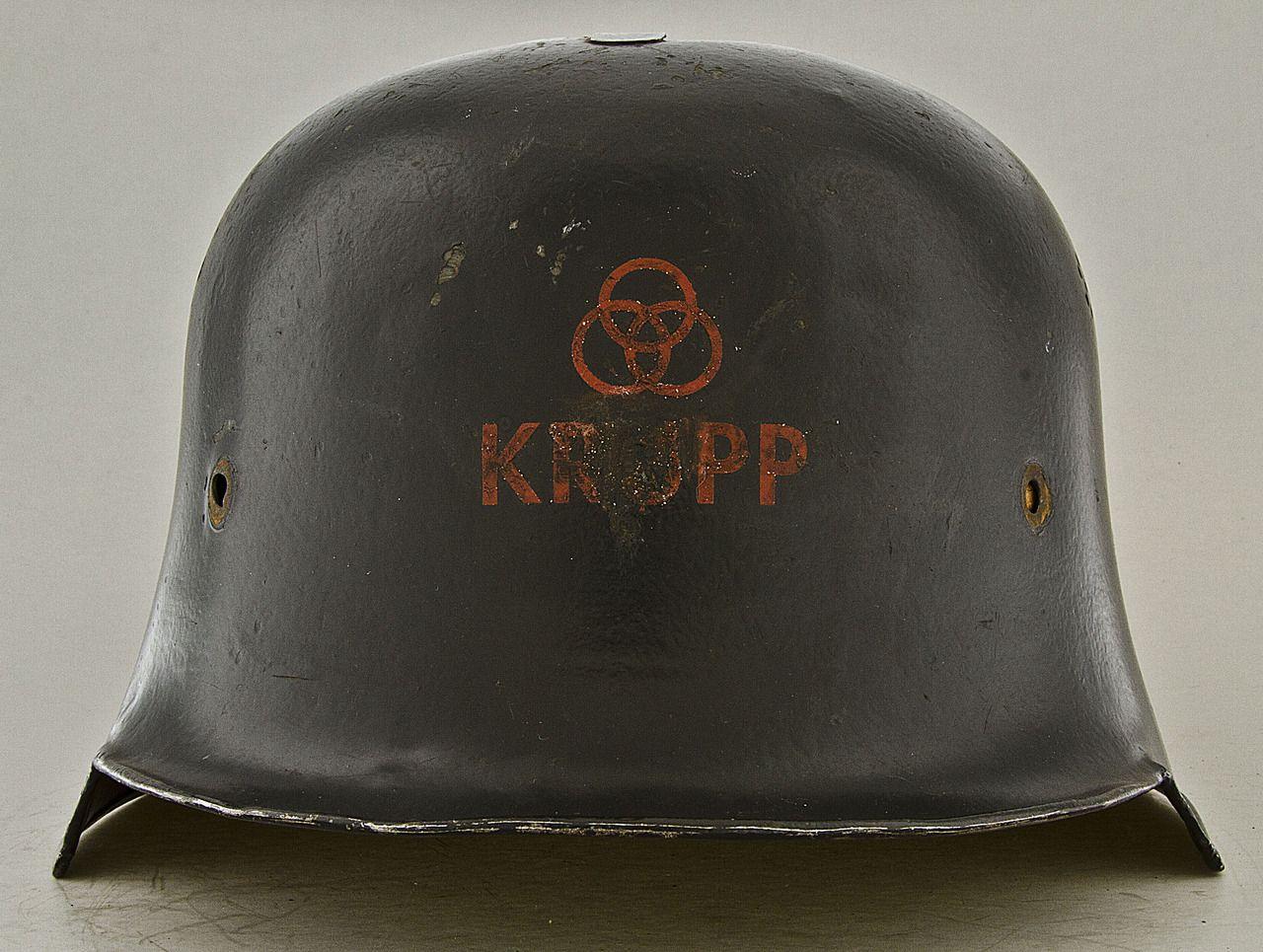 Krupp Logo - Krupp factory safety helmet, Germany 1930's [1280x965]