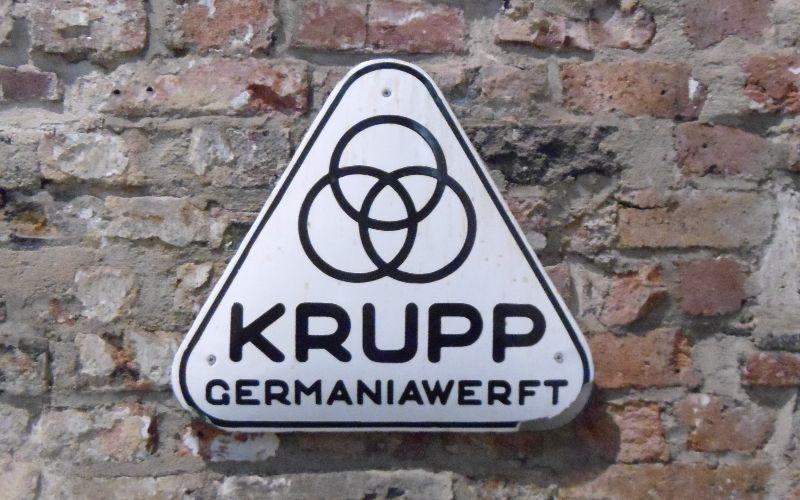 Krupp Logo - Different histories in Germany