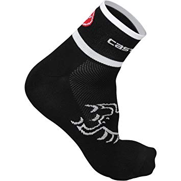 Castelli Logo - Castelli Logo 6 Socks -: Amazon.co.uk: Sports & Outdoors