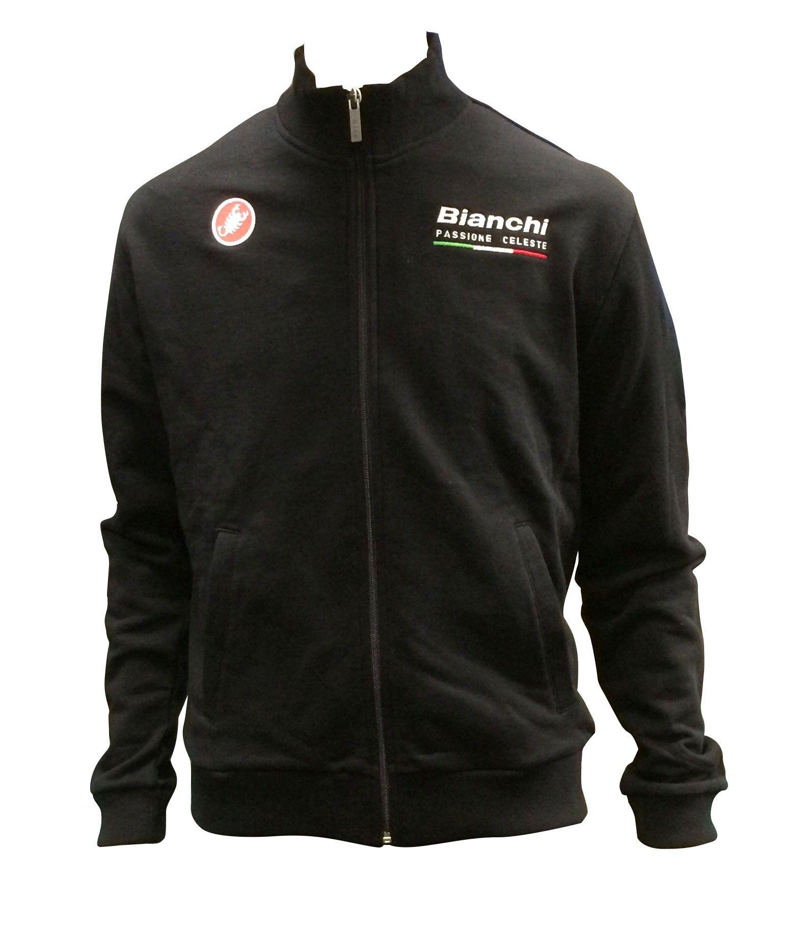 Castelli Logo - New Embroidered Bianchi / Castelli Logo Track Jacket