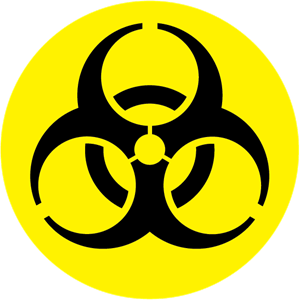 Hazard Logo - Danger Biological Hazard Logo Vector (.EPS) Free Download