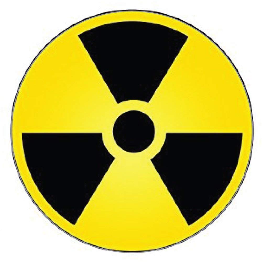 Hazard Logo - Ride in Style Nuclear Radiation Warning Sign Sticker