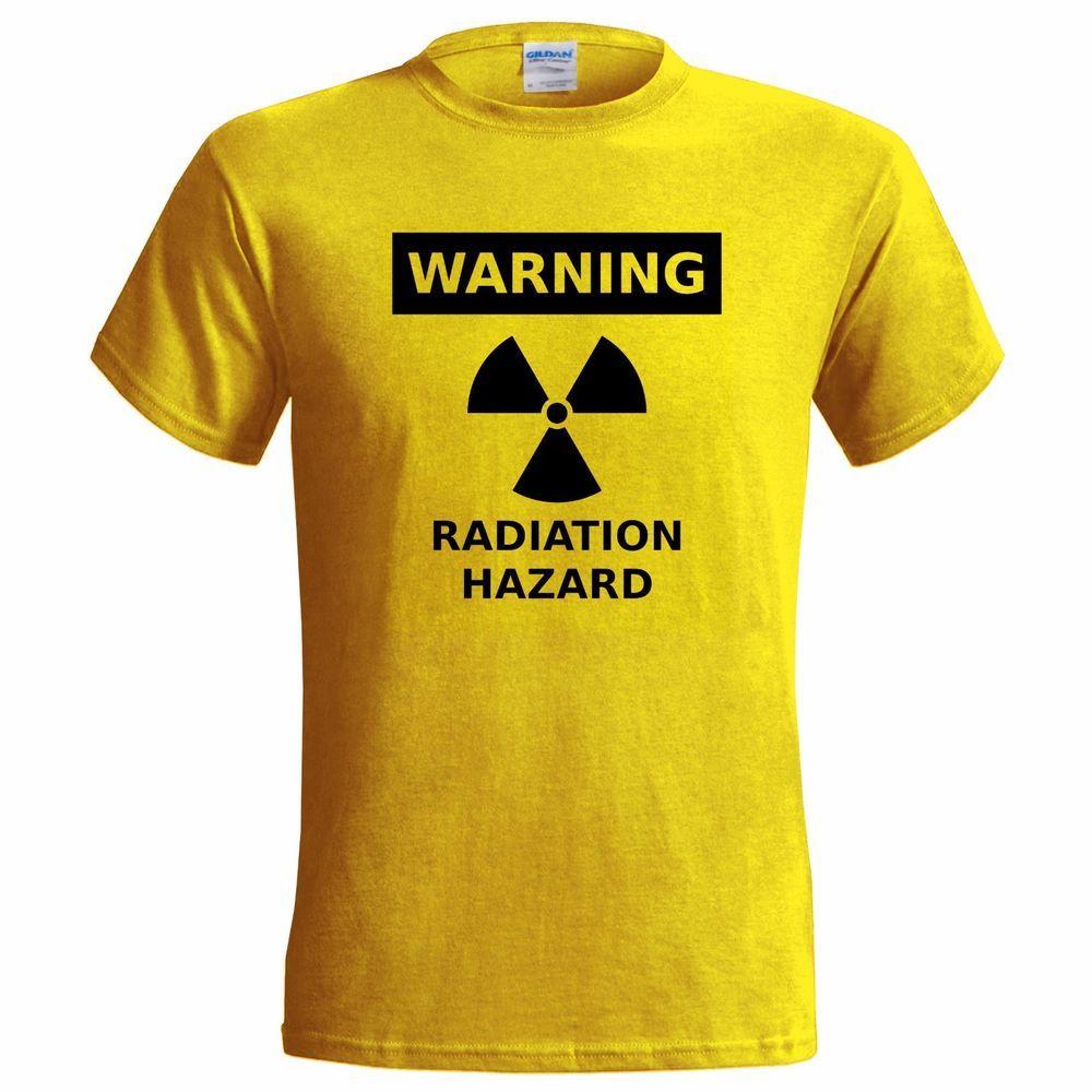 Hazard Logo - WARNING RADIATION HAZARD LOGO MENS T SHIRT FUEL ENERGY NUCLEAR ...