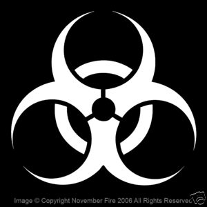 Hazard Logo - Biohazard Shirt Biological Hazard Symbol Waste Global Warming Death ...