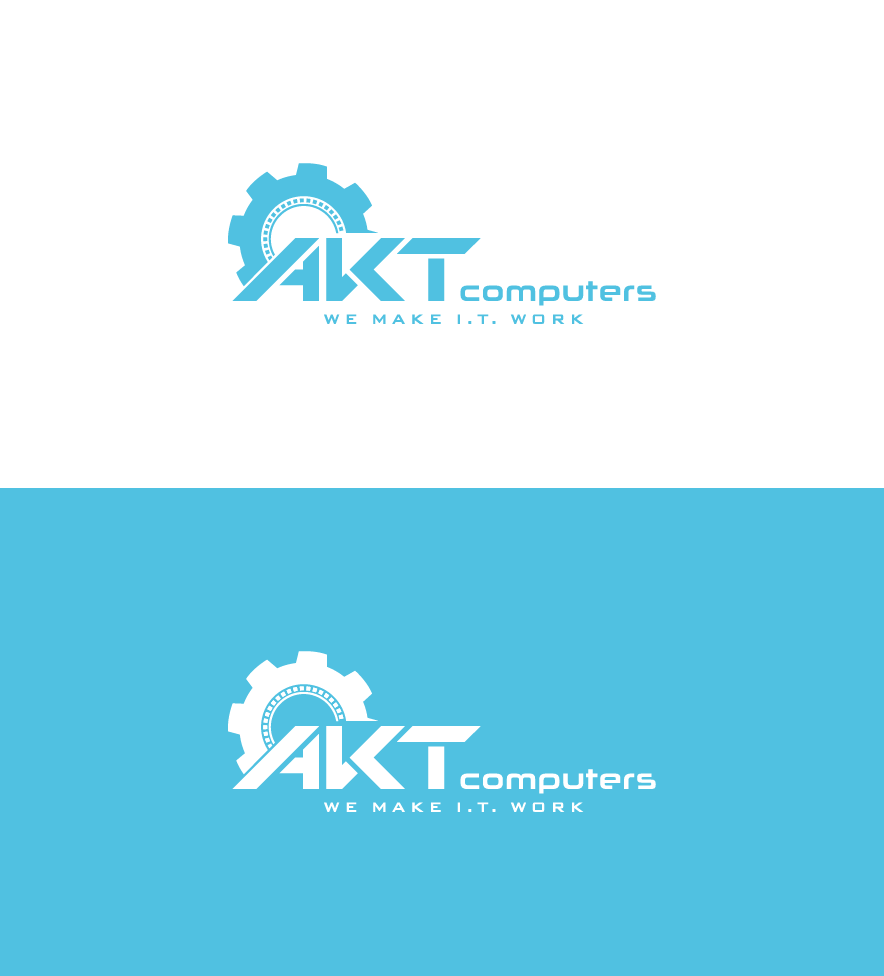 Akt Logo - Computer Logo Design for Our current tag line is. We Make I.T