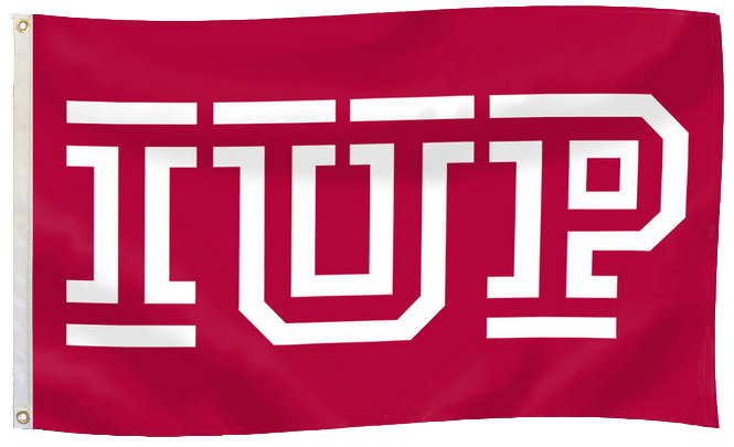 IUP Logo - Flag, Crimson, Classic IUP Logo | The Co-op Store