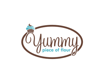 Yummy Logo - Logo Design Contest for yummy piece of flour | Hatchwise