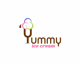 Yummy Logo - Yummy Ice Cream Designed by Ruud10 | BrandCrowd