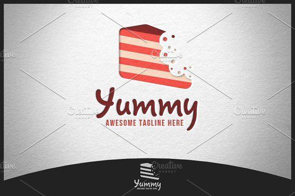 Yummy Logo - Yummy Logo Logo Templates Creative Market