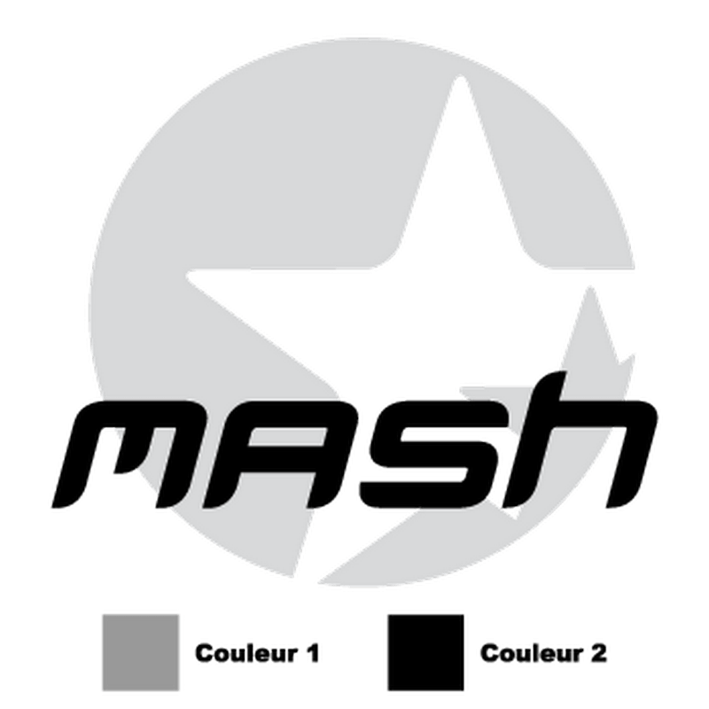 Mash Logo - Mash logo in 2 colors Decal