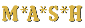 Mash Logo - M*A*S*H - LOGO - FONT- tv, movie, title lettering stencil fonts