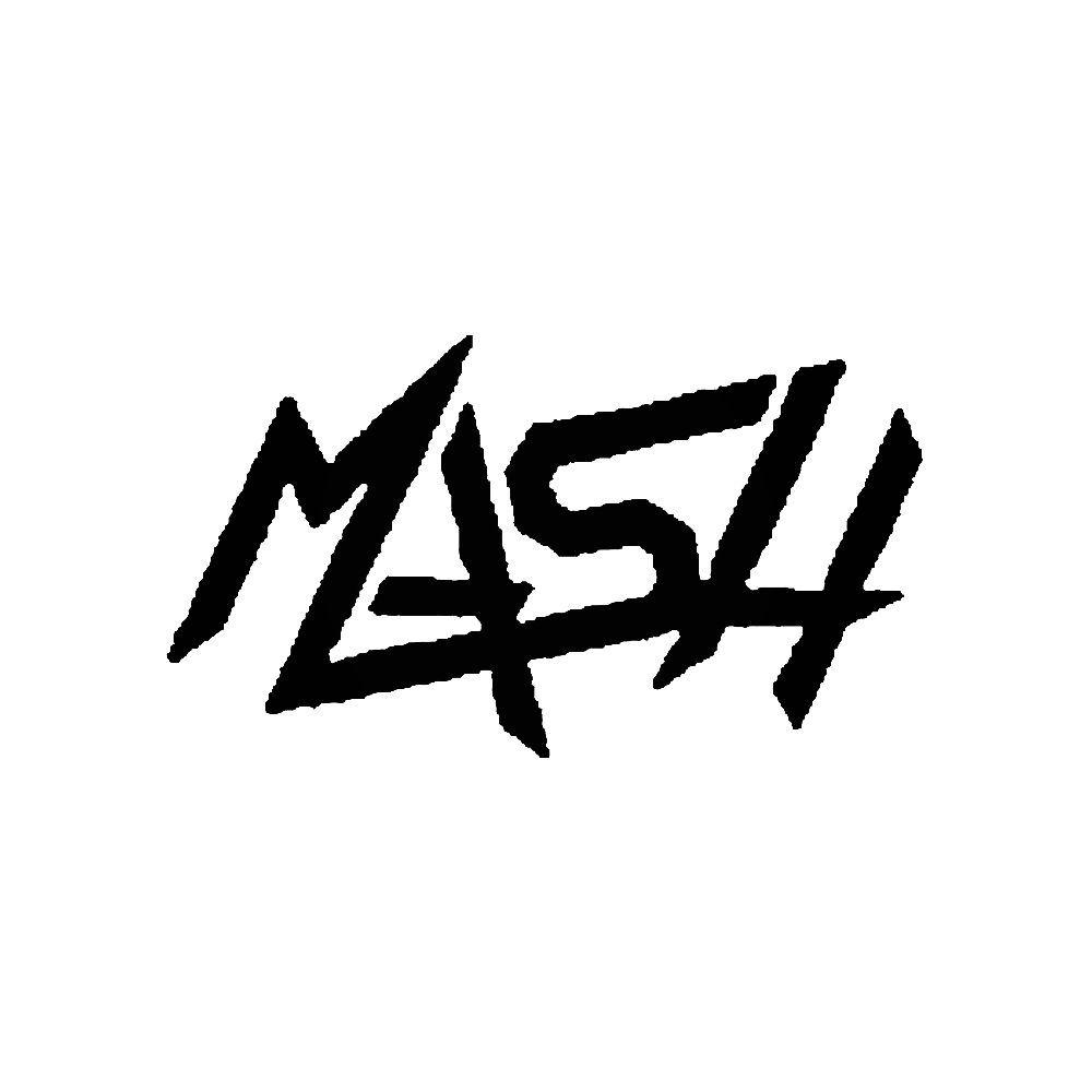 Mash Logo - M.A.S.H._2Band Logo Vinyl Decal