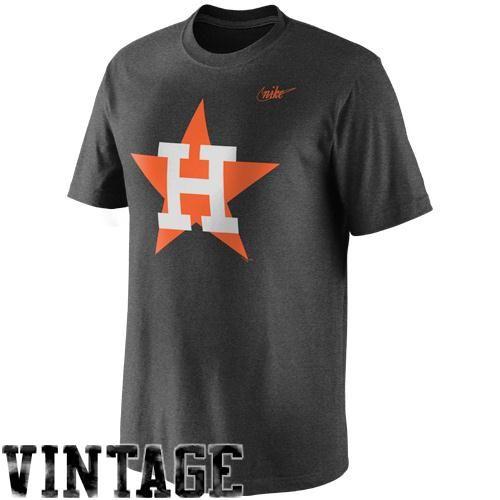 Dugout Logo - Nike Houston Astros Cooperstown Collection Dugout Logo Tri-Blend T ...