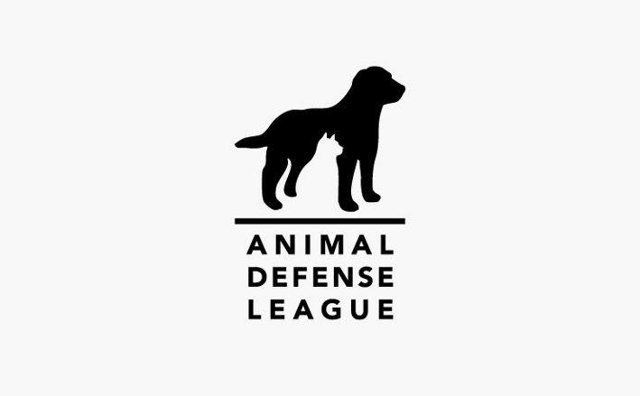 Tight Logo - Animal Defense league's negative space tight logo. Logo Love