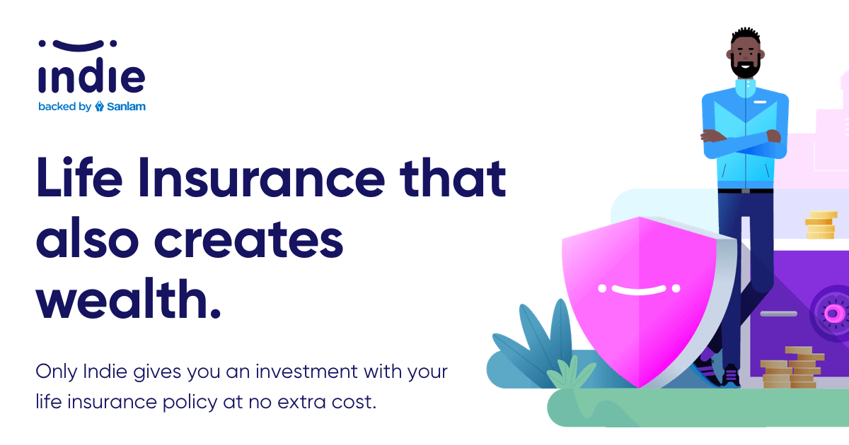 Sanlam Logo - Don't just insure your life. Create wealth with Indie Insurance