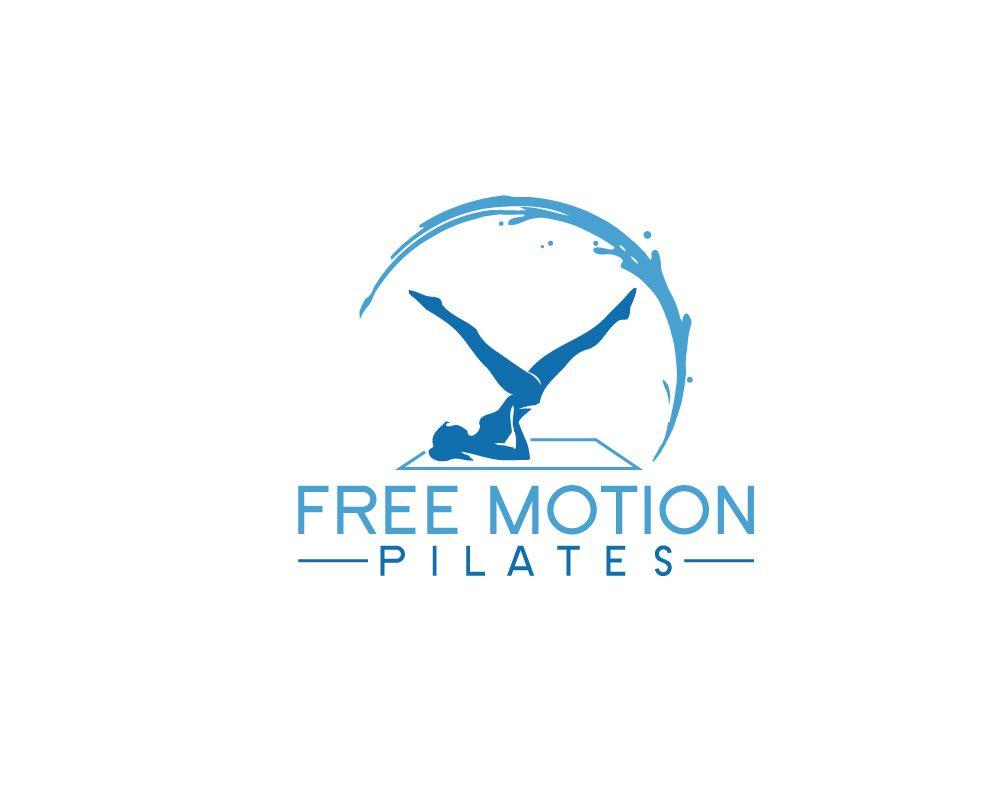 Pilates Logo - Playful, Personable, Fitness Logo Design for Free Motion Pilates