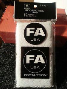 Footaction Logo - WHITE Men & Women FootAction USA Wristbands TERRY WRIST Sweat Bands ...