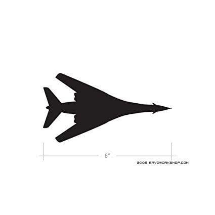 Bomber Logo - (2x) 5 B1 Lancer Bomber Logo Sticker Vinyl Decals