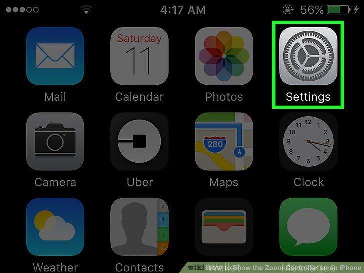 A-Zoom Logo - How to Show the Zoom Controller on an iPhone: 8 Steps