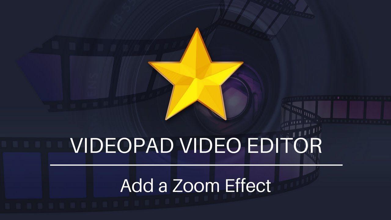 A-Zoom Logo - VideoPad Video Editing Tutorial | How to Add a Zoom Effect - YouTube