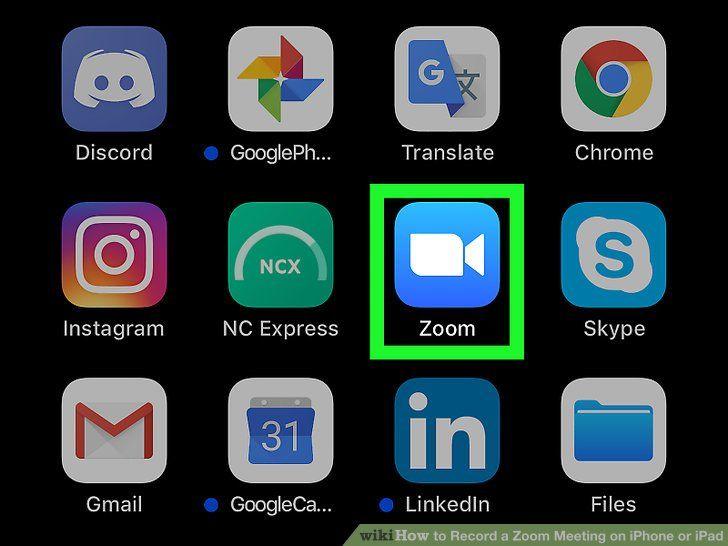A-Zoom Logo - How to Record a Zoom Meeting on iPhone or iPad: 14 Steps