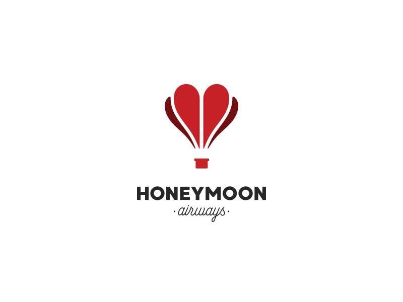 Honeymoon Logo - Honeymoon Airways by Henrik Rosendal von Essen