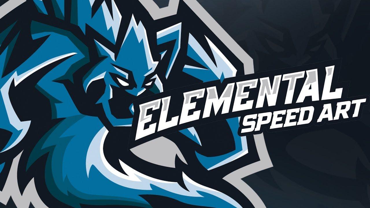 Elemental Logo - Sports/eSports Mascot | ELEMENTAL | Speed Art - YouTube