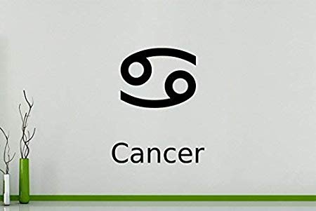 Horoscope Logo - Zodiac Cancer - Sign Symbol Horoscope Logo Wall Art Decal Sticker ...