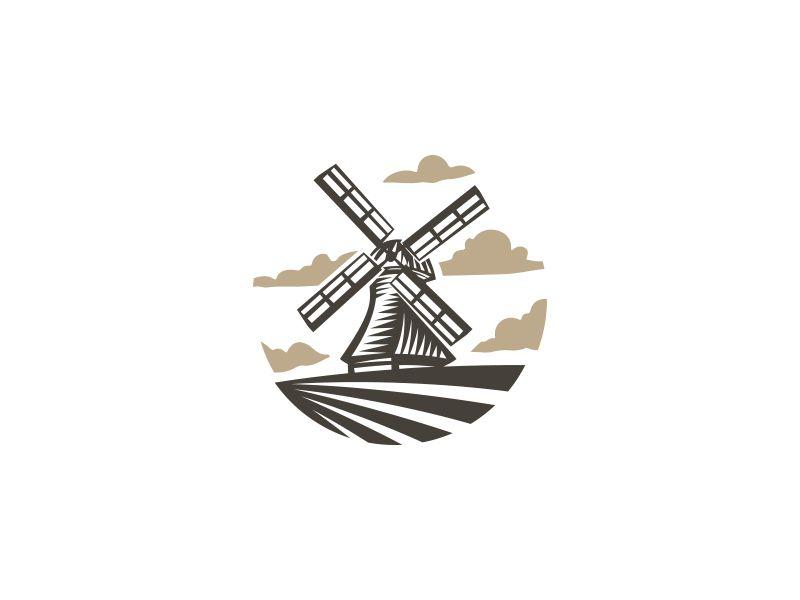 Windmill Logo - Windmill logo by Mersad Comaga | Dribbble | Dribbble