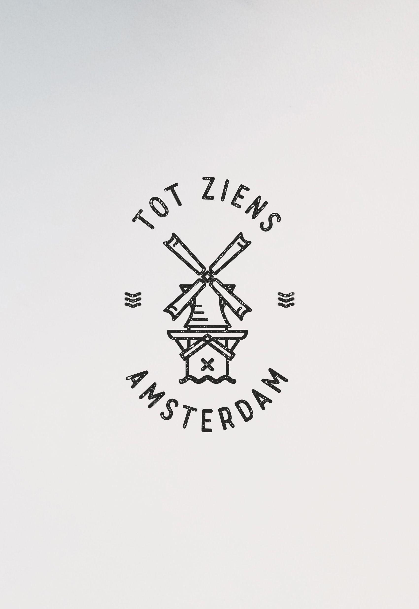 Windmill Logo - VISLA Graphic - illustration and logo design -- amsterdam windmill ...