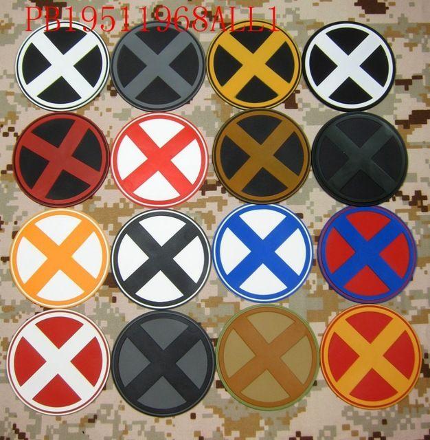 Velcro Logo - X Men Logo 3D PVC Velcro Patch-in Badges from Home & Garden on ...