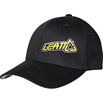 Leatt Logo - Leatt Logo Flexfit Hat (Small Medium, Black) At Amazon Men's