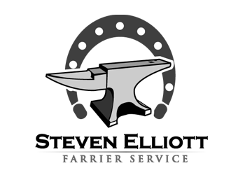 Farrier Logo - Steven Elliott Farrier Service logo design - 48HoursLogo.com