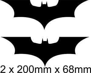 120 Logo - DARK KNIGHT BATMAN DECAL LOGO FOR CAR VAN MOTORBIKE LAPTOP VINYL