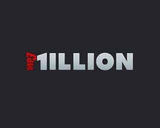 Million Logo - MP3 Million - Logo Design Inspiration