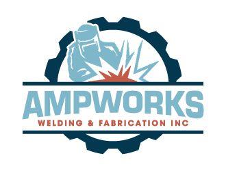 Fabrication Logo - Ampworks Welding & Fabrication Inc. logo design - 48HoursLogo.com