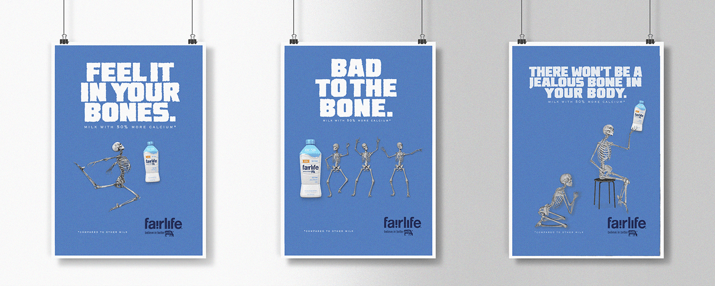 Fairlife Logo - Fairlife Milk Print Ad Campaign on Behance