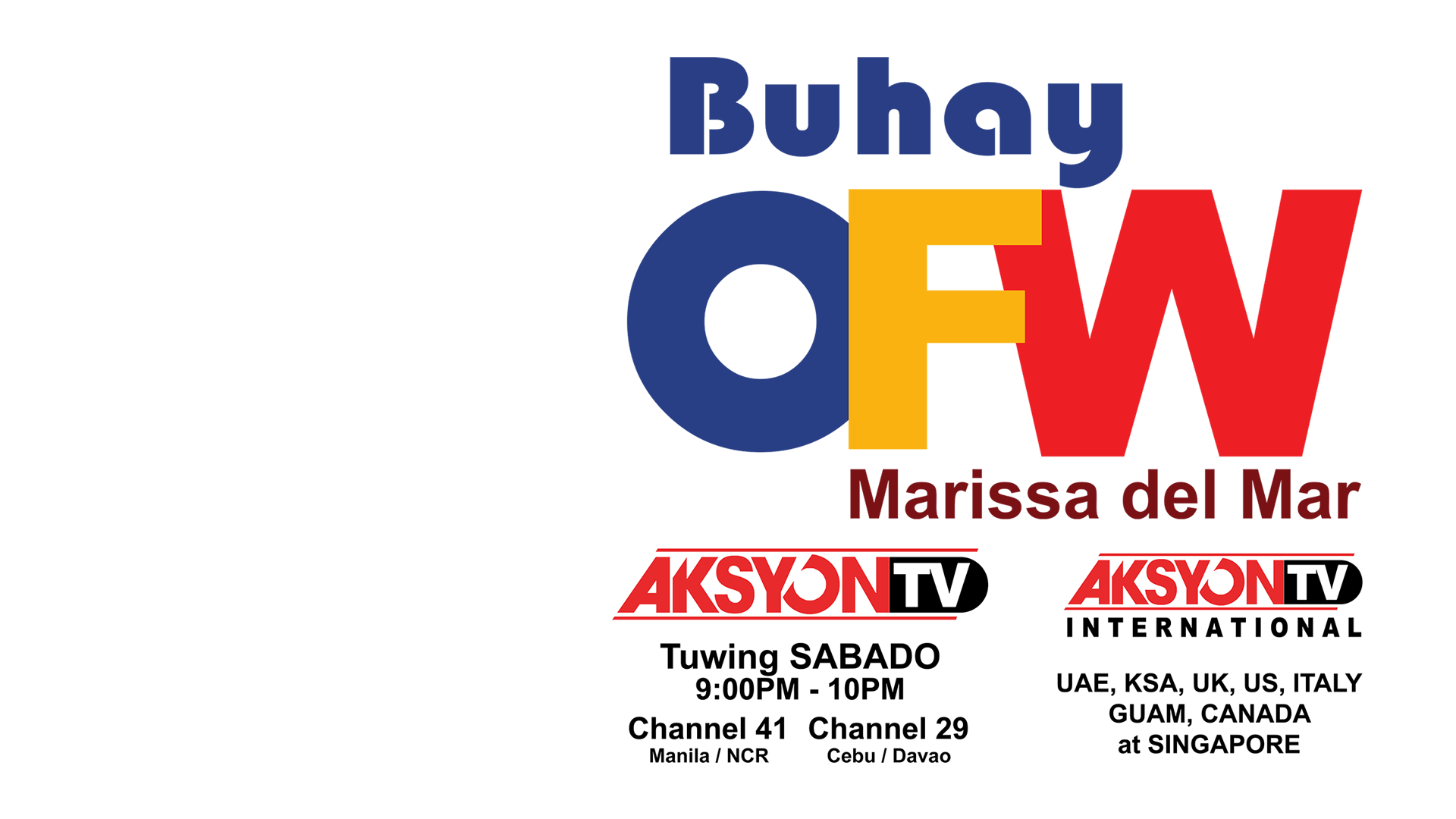 OFW Logo - Buhay OFW TV