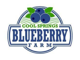 Blueberry Logo - Cool Springs Blueberry Farm logo design