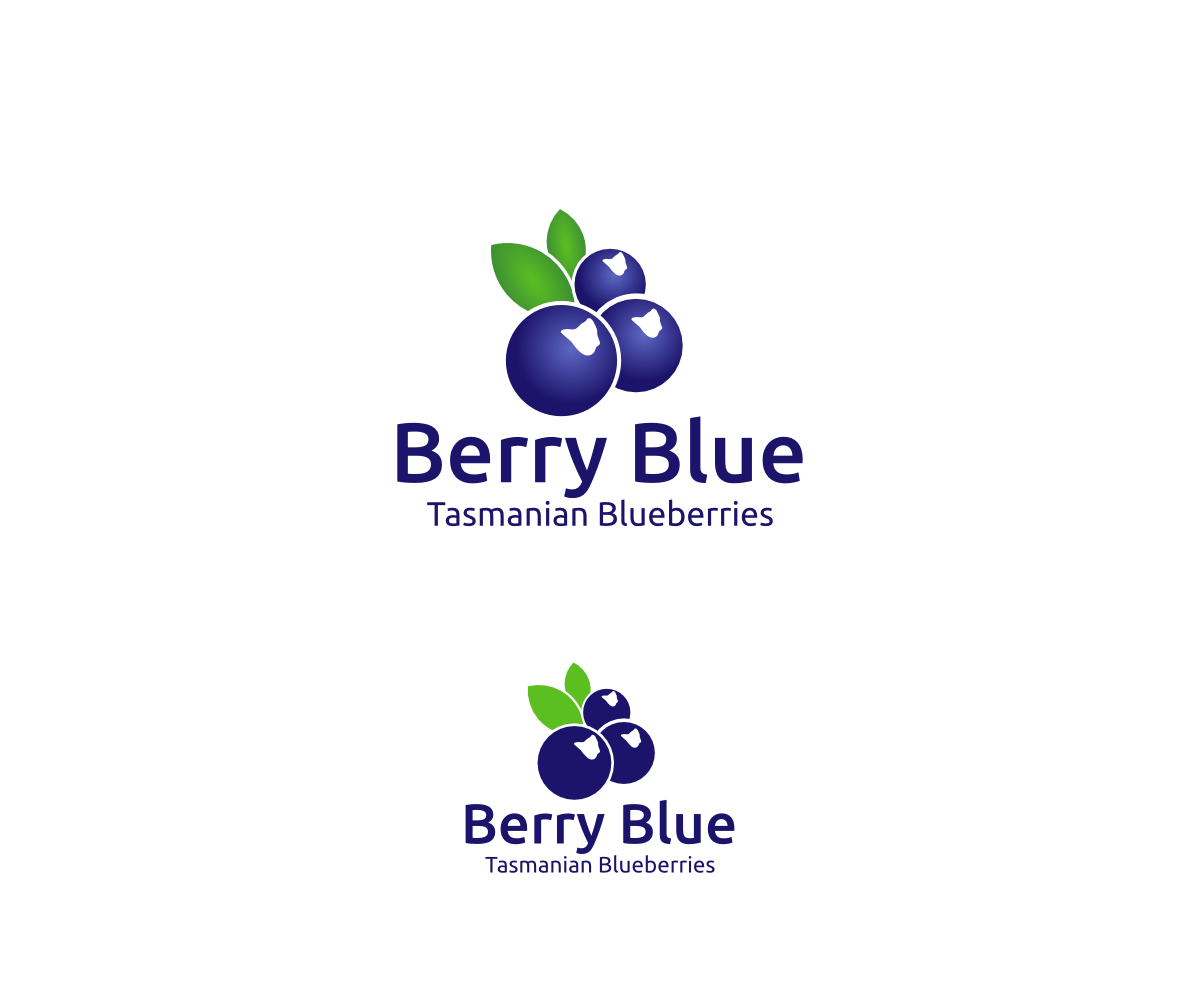 Blueberry Logo - Boutique Logo Design for Berry Blue Tasmanian Blueberries