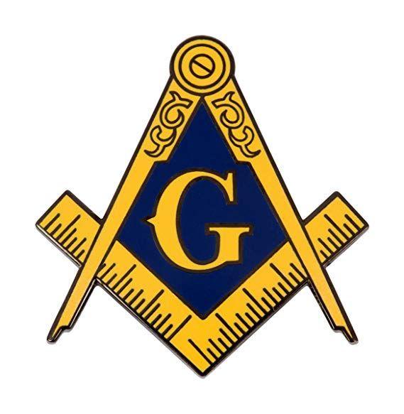 Freemason Logo - Amazon.com: Masonic Logo Enamel Lapel Tie Pin Freemason Lodge Emblem ...