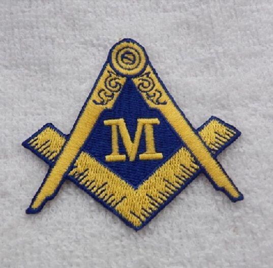 Freemason Logo - Custom Masonic Square And Compass Freemason Logo Embroidered Patch ...