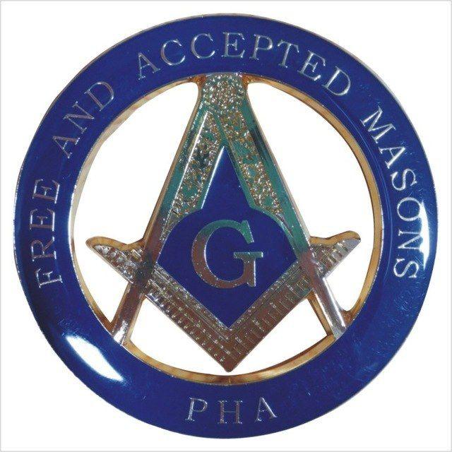 Freemason Logo - Freemason Logo Free And Accepted Masons PHA Masonic Emblems-in Pins ...